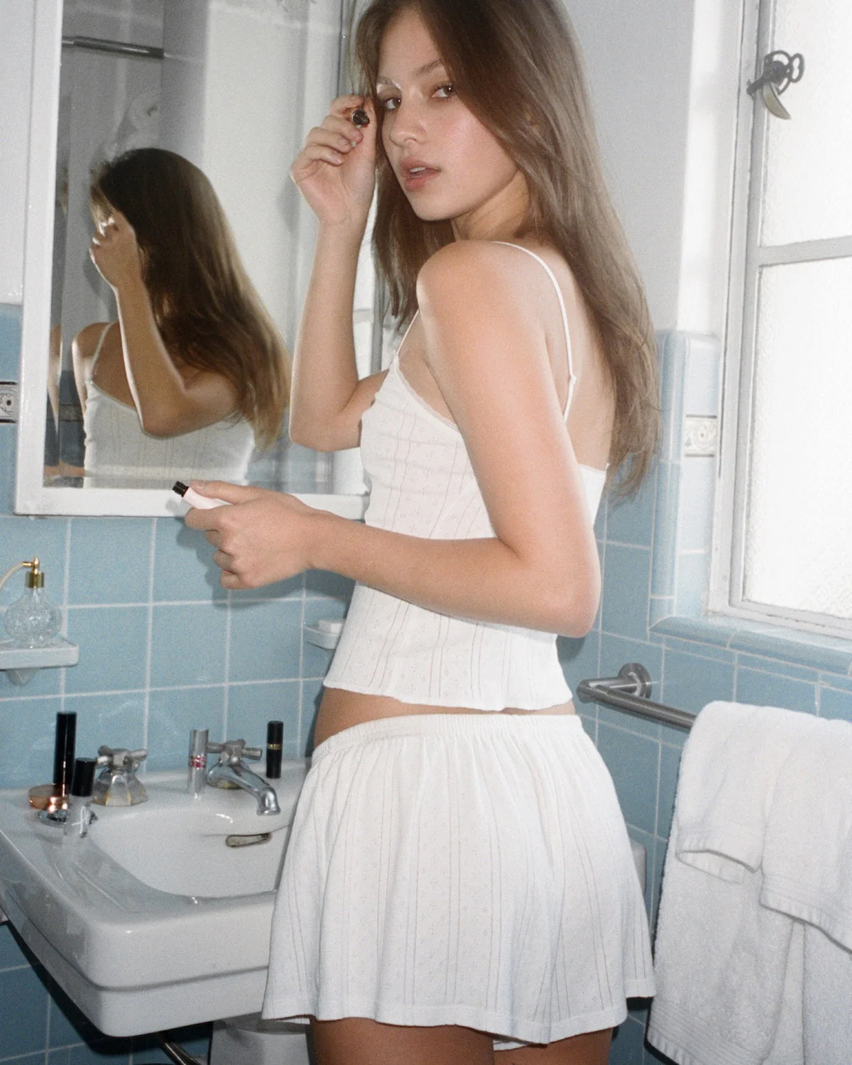 The Short: White Pointelle - Image 2