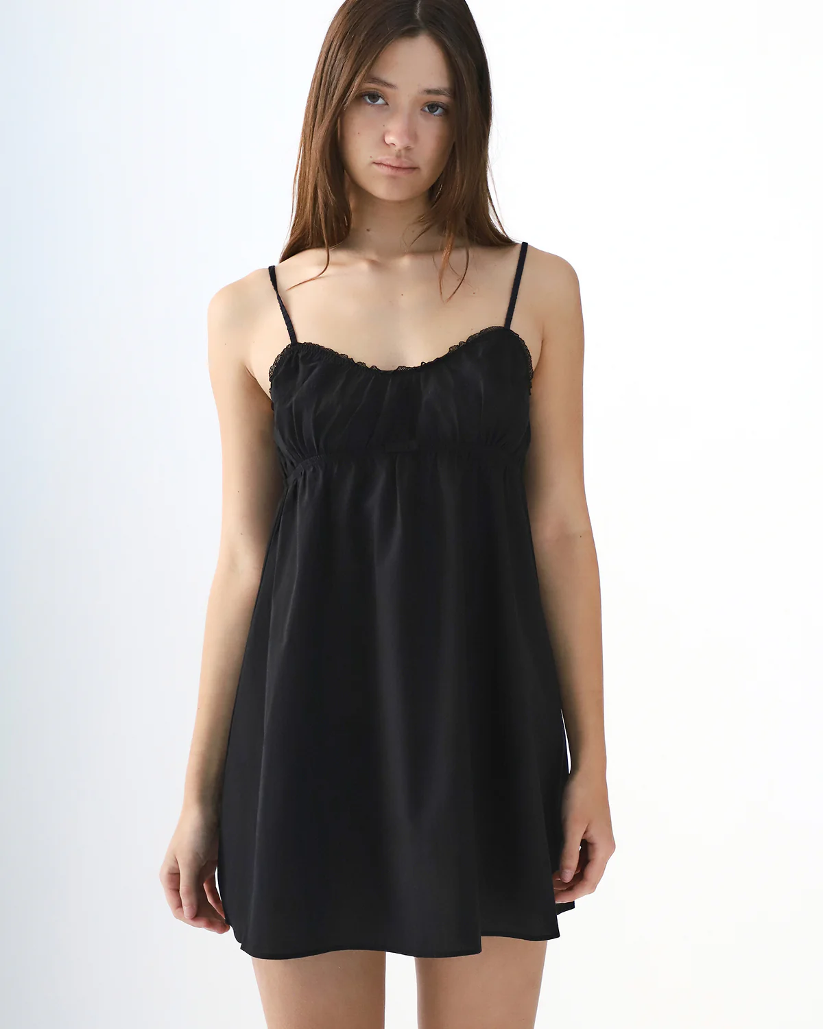The Babydoll: Black Cotton Voile - Image 4
