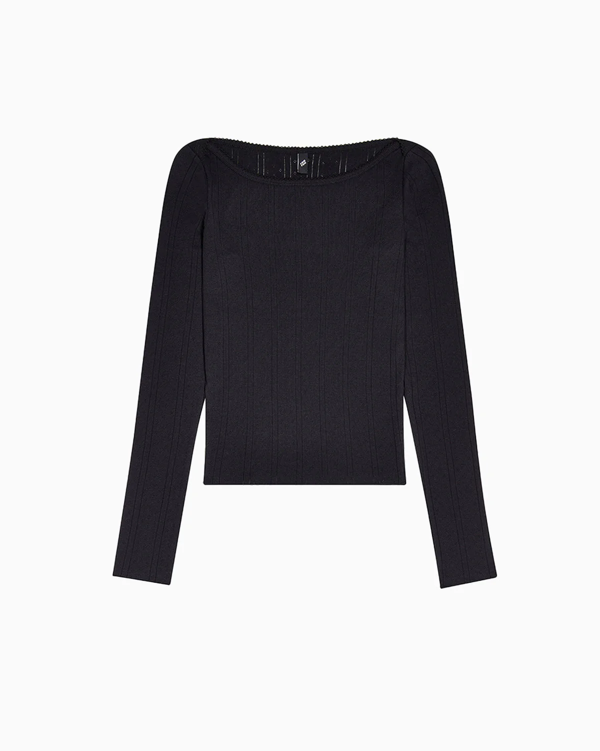 The Bateau: Black Pointelle