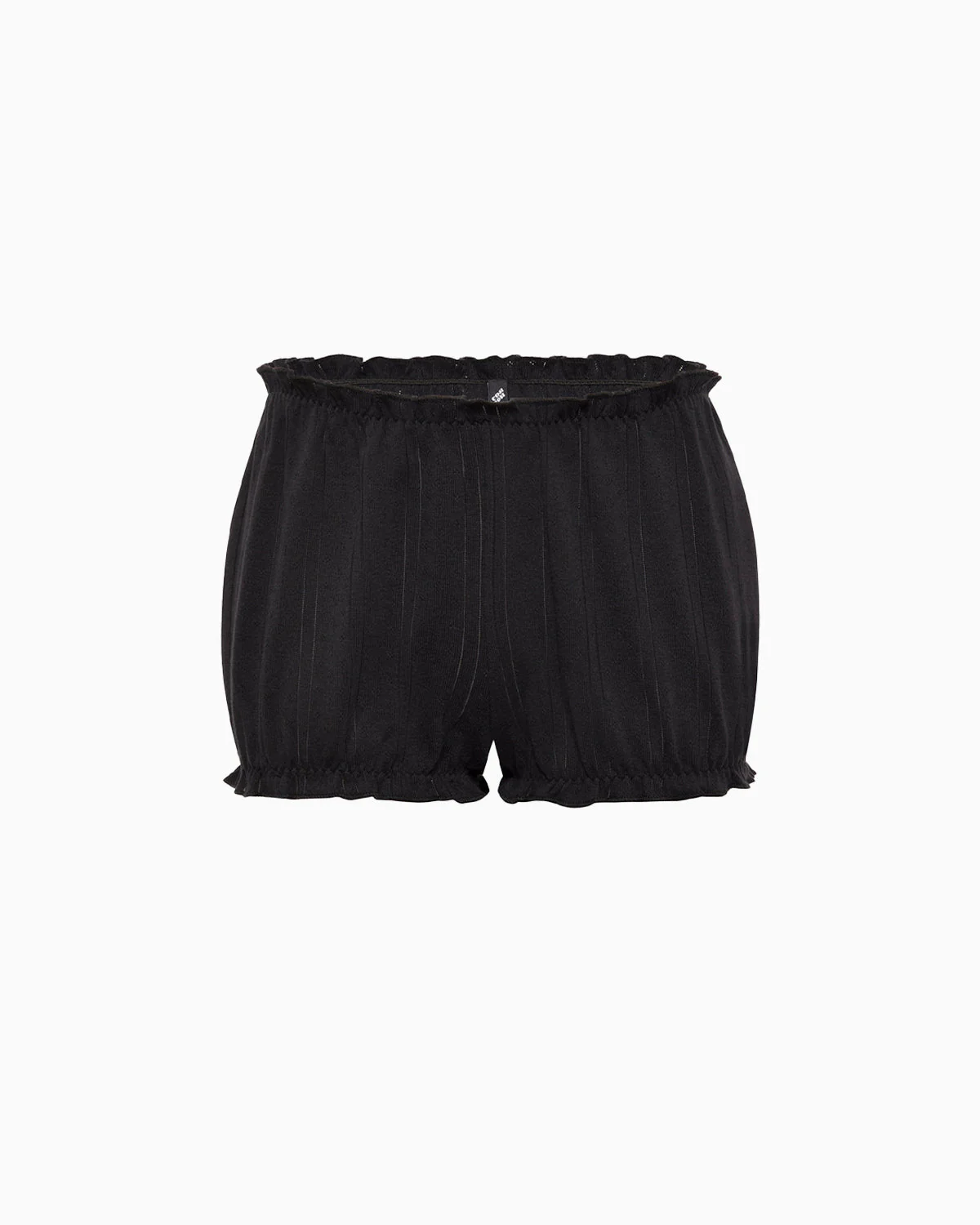 The Bloomer: Black Pointelle