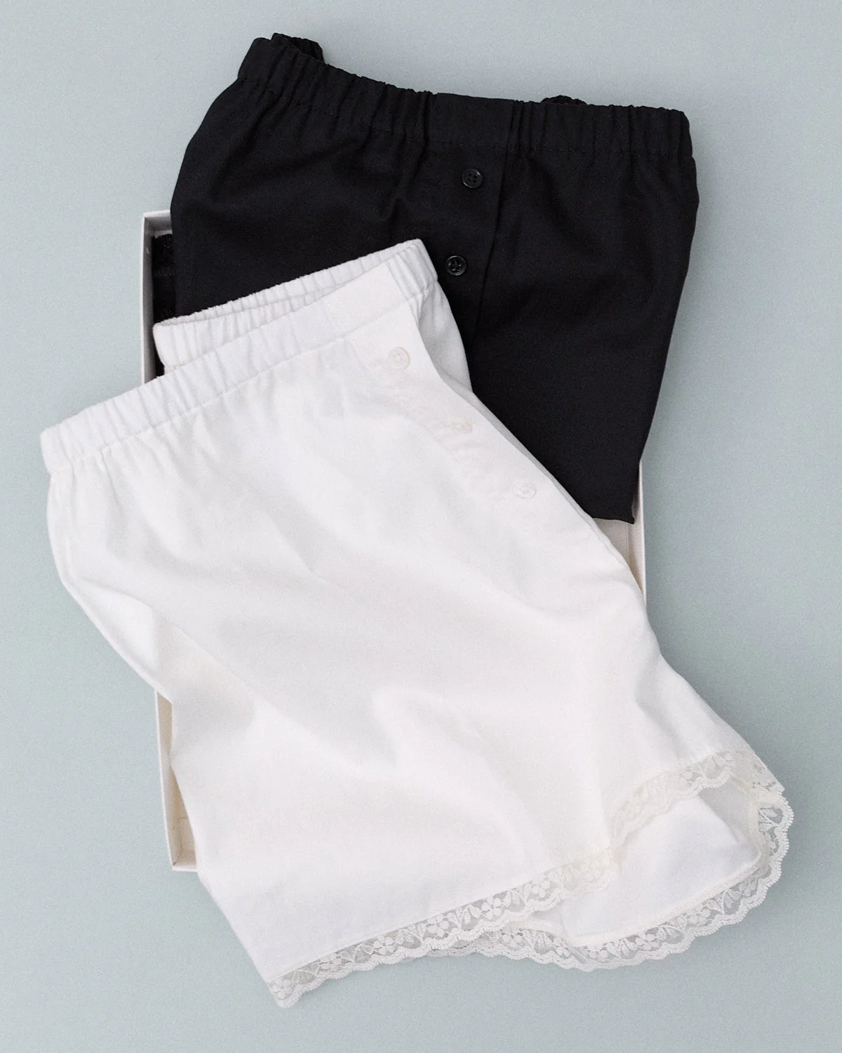 The Boxer: White French Poplin - Image 4