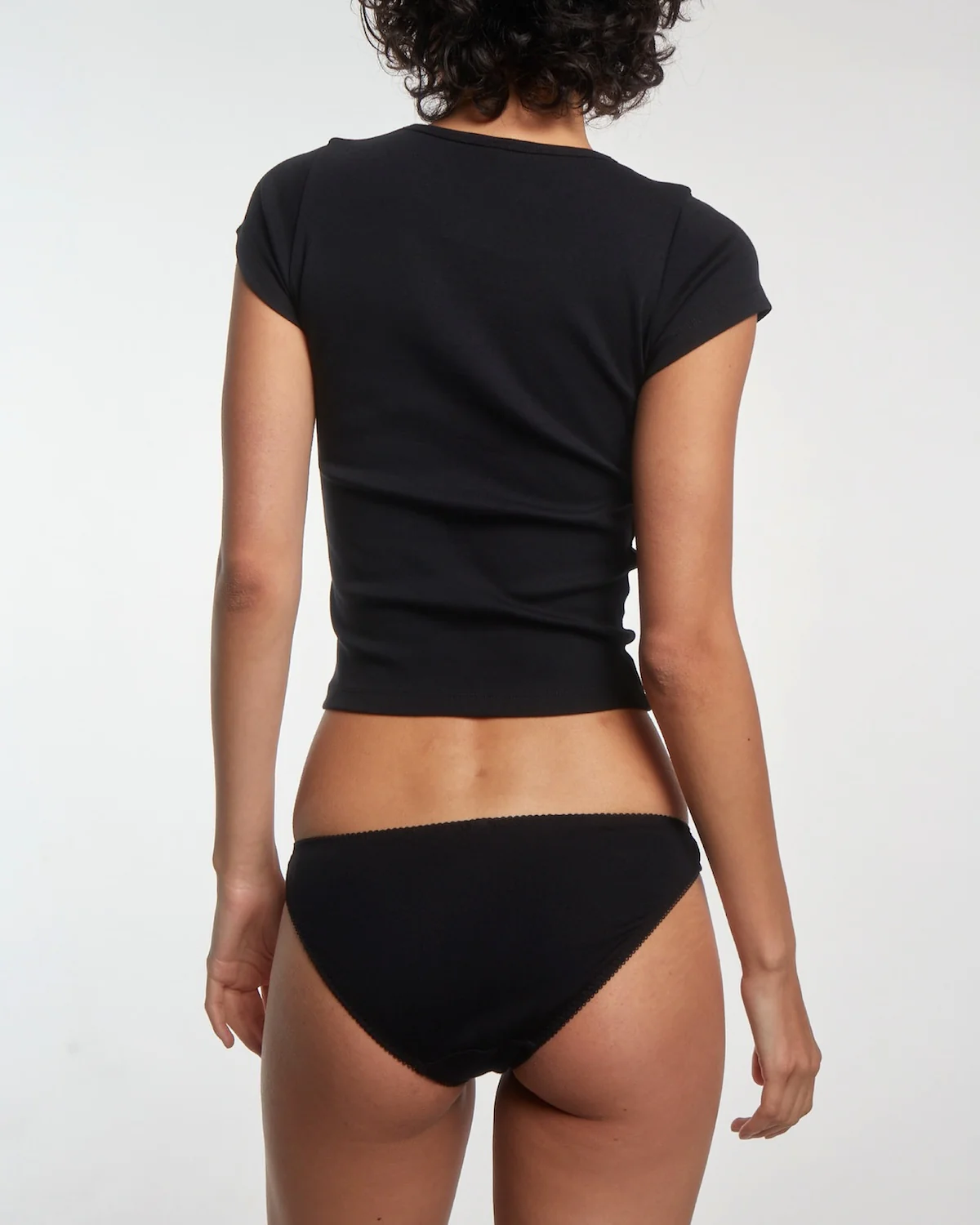 The Brief: Black Cotton Jersey - Image 4