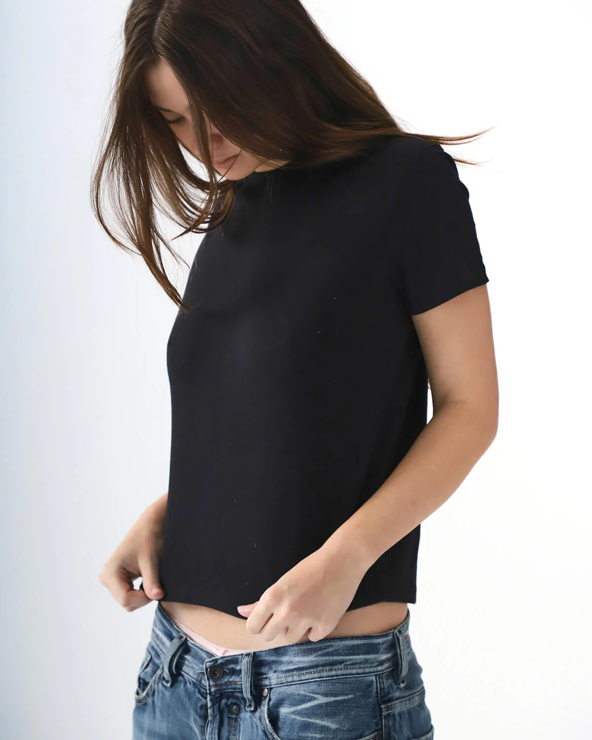 The Classic Tee: Black Heritage Cotton - Image 3