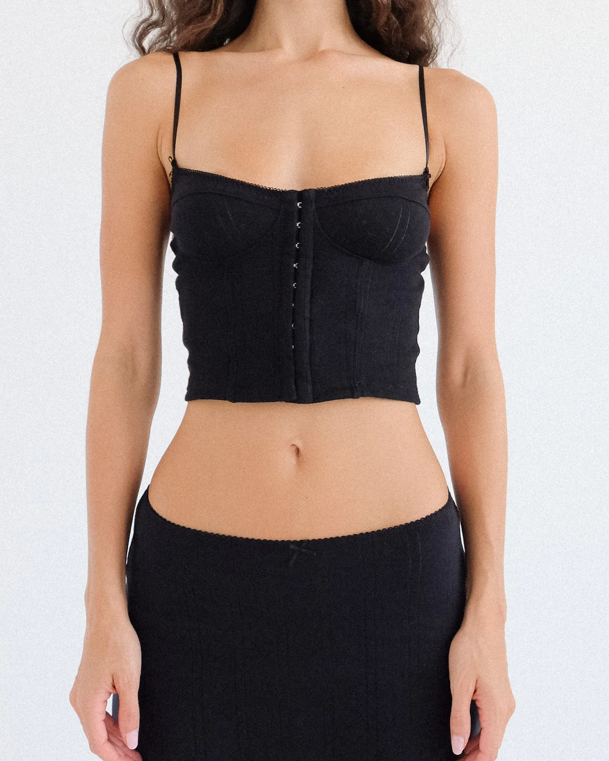 The Corselette: Black Pointelle - Image 3