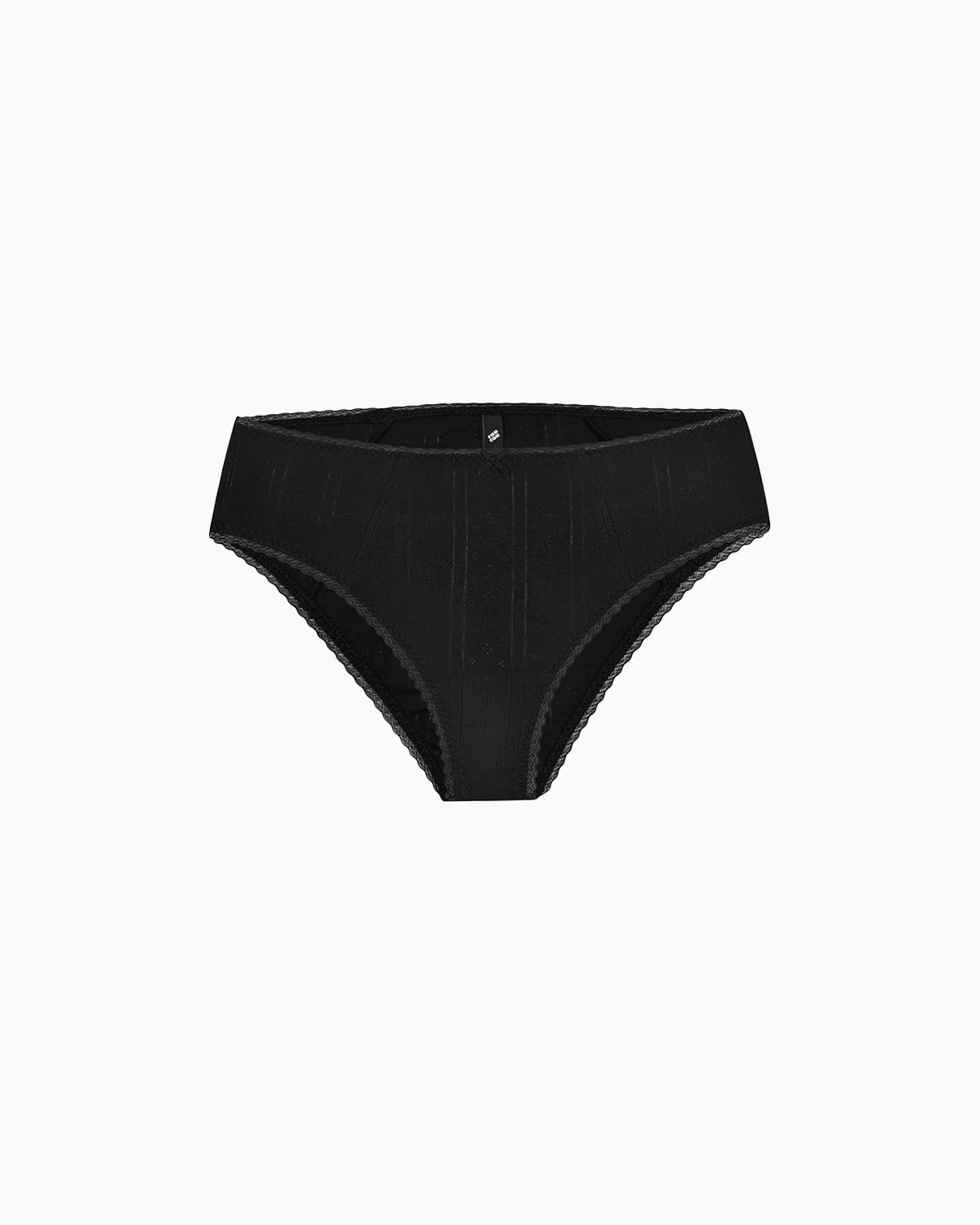 The Cozy Brief: Black Pointelle