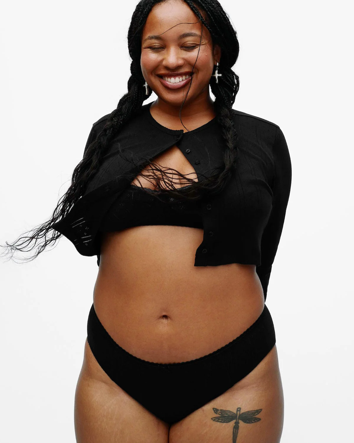 The Cozy Brief: Black Pointelle - Image 3