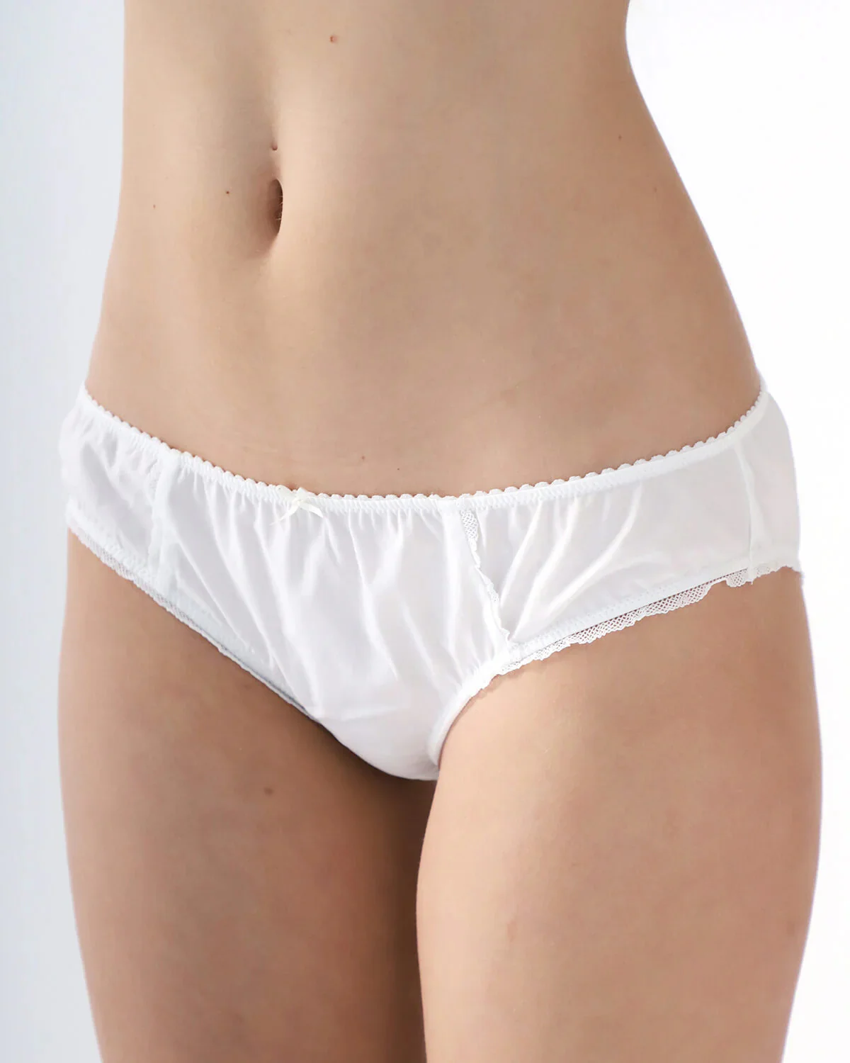 The French Brief: White Cotton Voile - Image 5