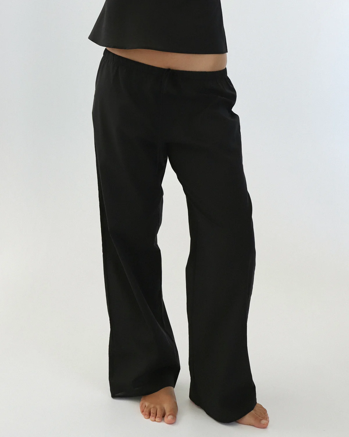 The Pant: Black Cotton Voile - Image 3