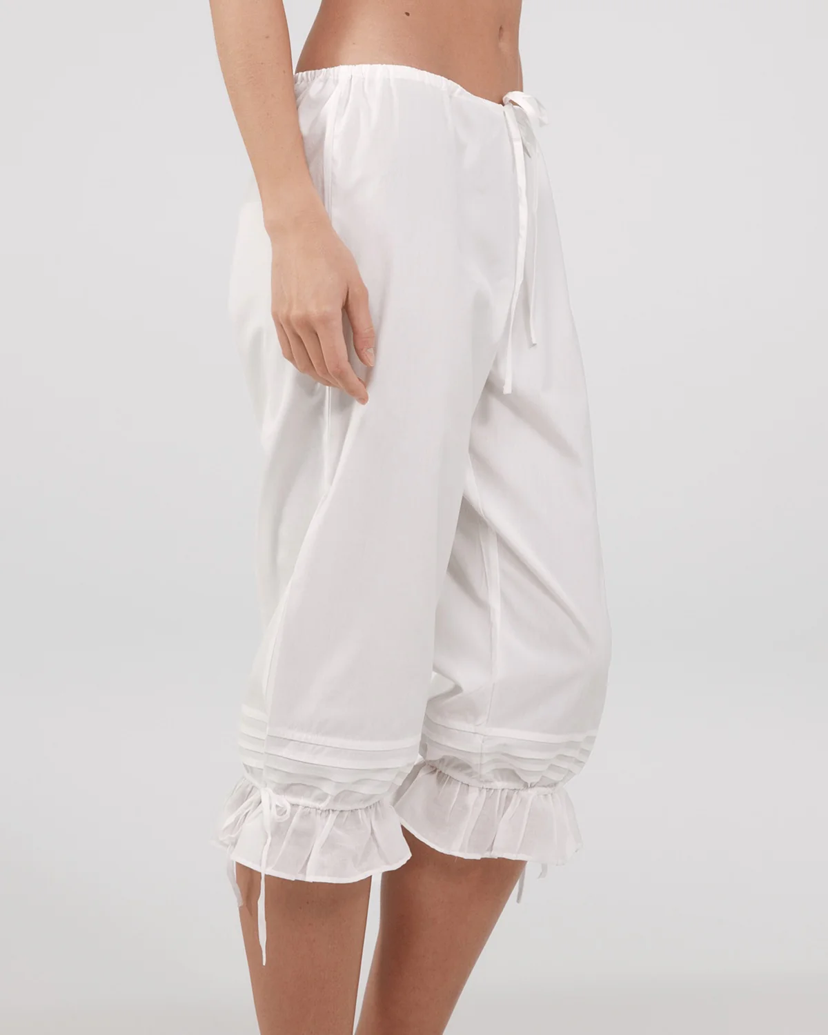 The Pantaloon: White Cotton Voile - Image 4