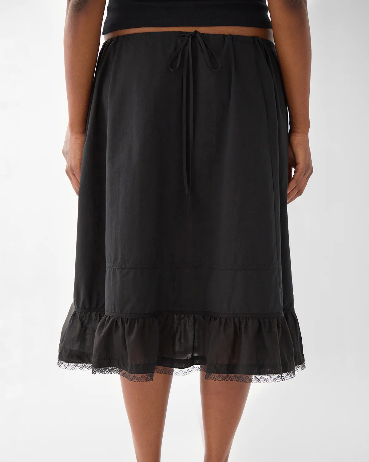 The Petticoat: Black Cotton Voile - Image 4