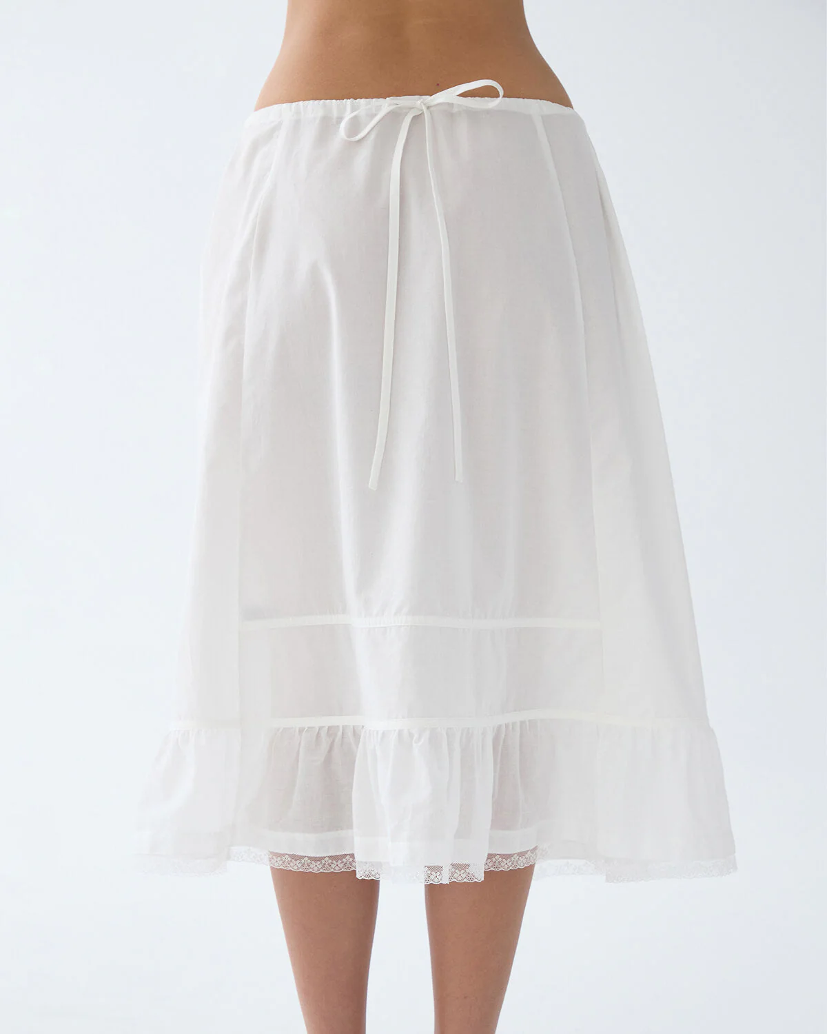 The Petticoat: White Cotton Voile - Image 3
