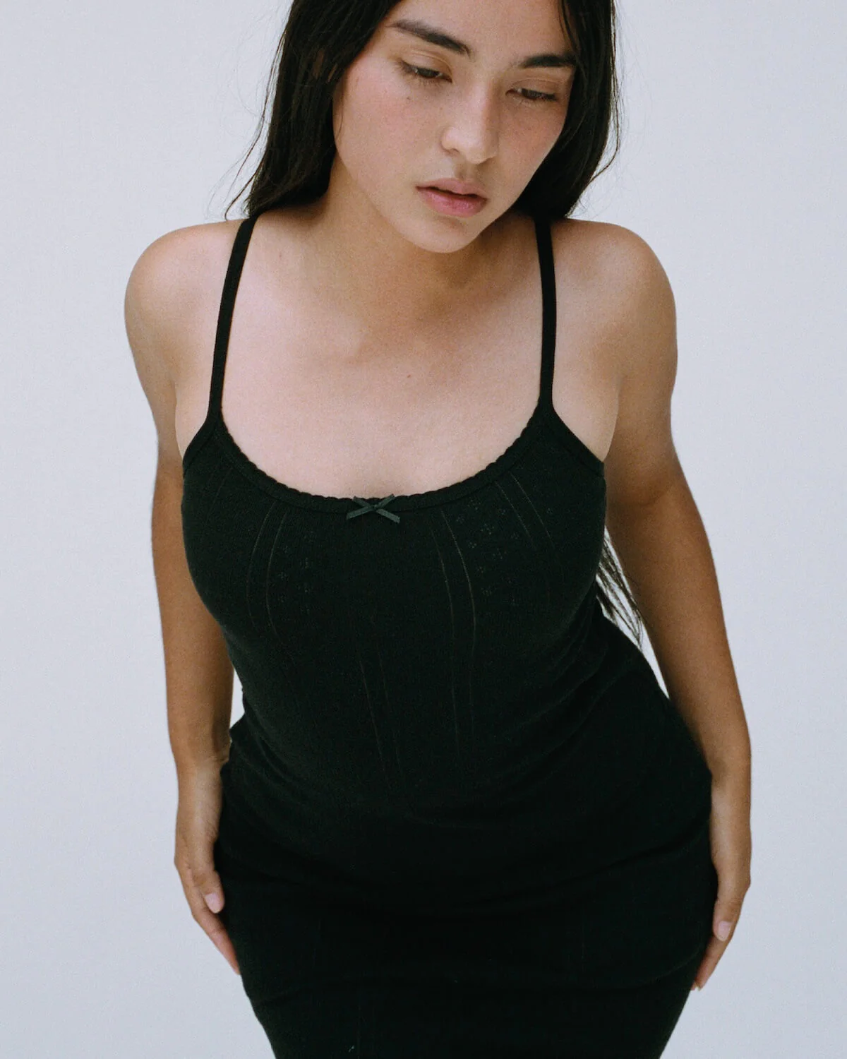 The Picot Dress: Black Pointelle - Image 3