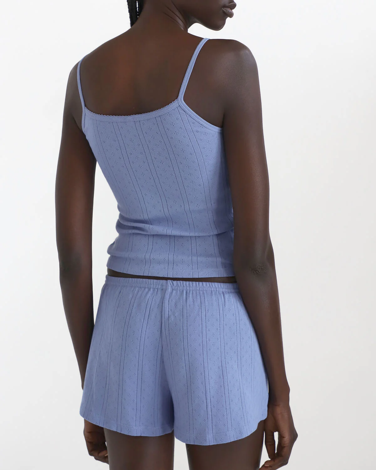 The Picot Tank: French Blue Pointelle - Image 5