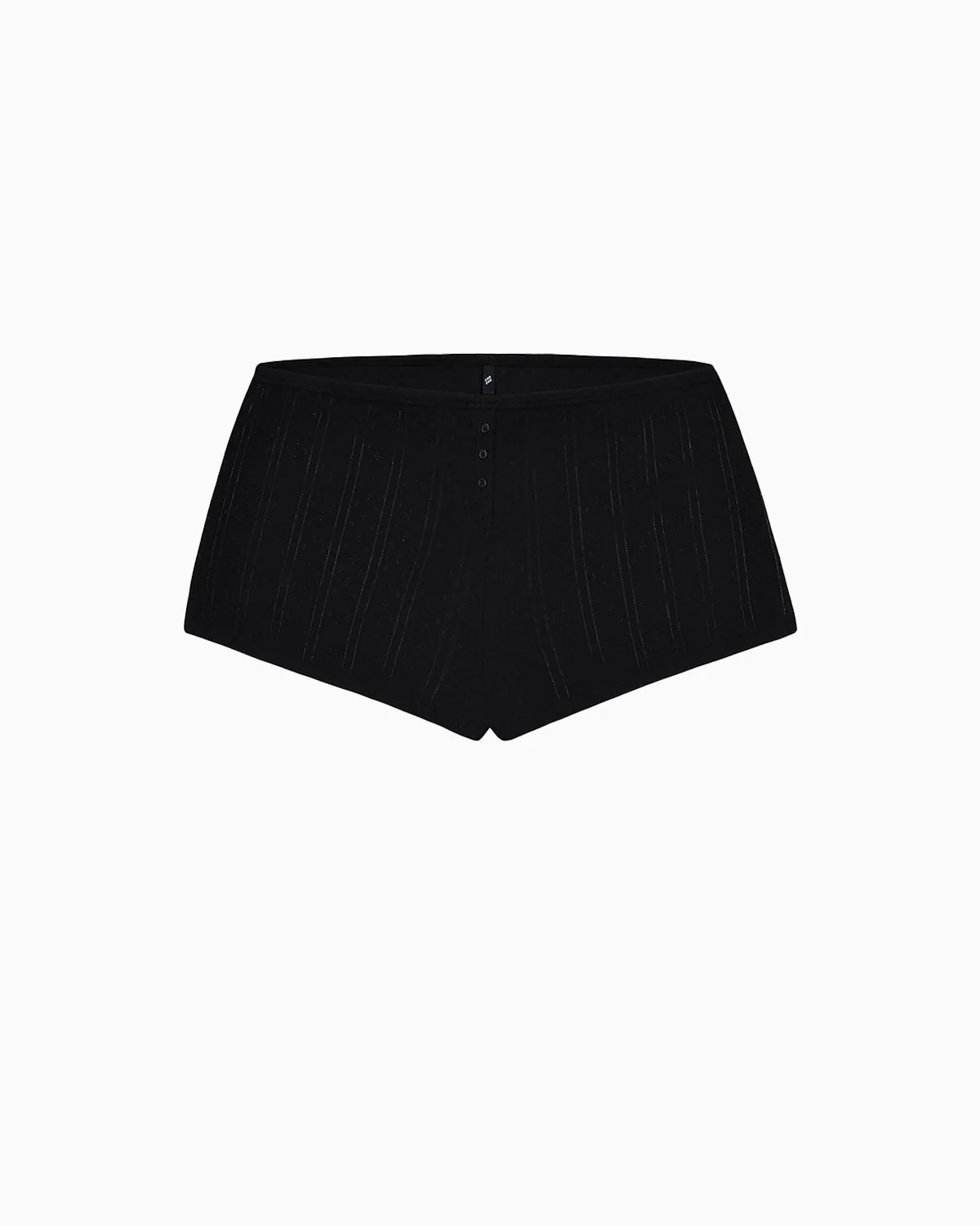 The Short: Black Pointelle