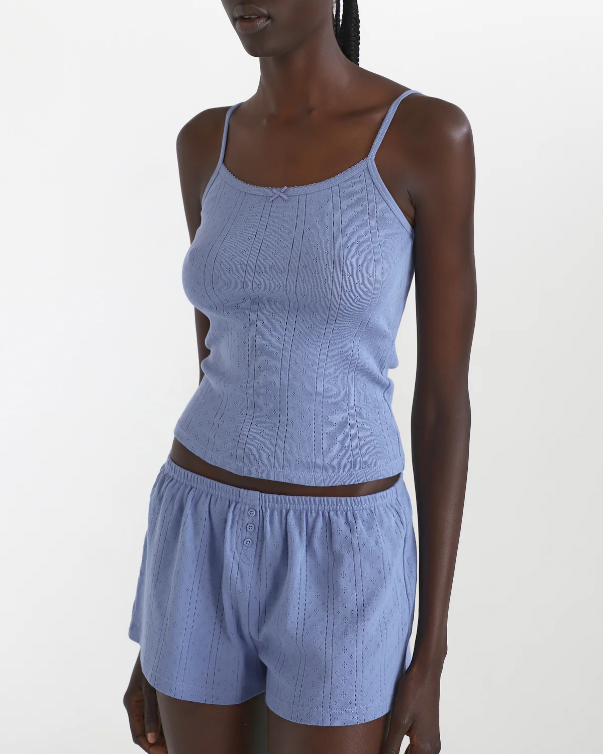 The Short: French Blue Pointelle - Image 4