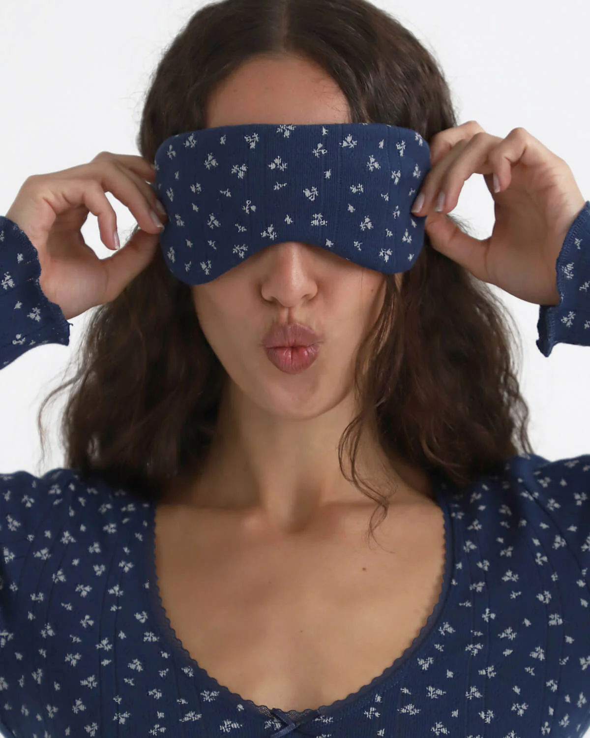 The Sleep Mask: Midnight Fields Pointelle - Image 3