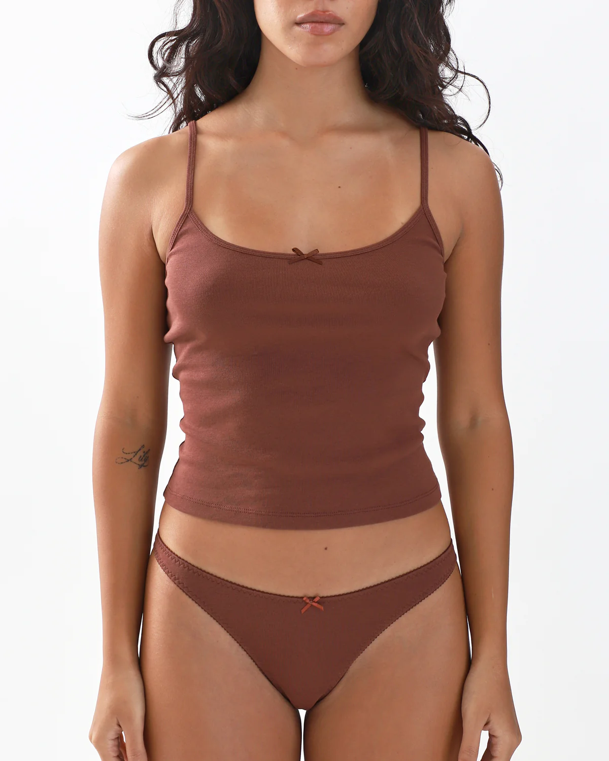 The Tank: Brown Cotton Jersey - Image 3