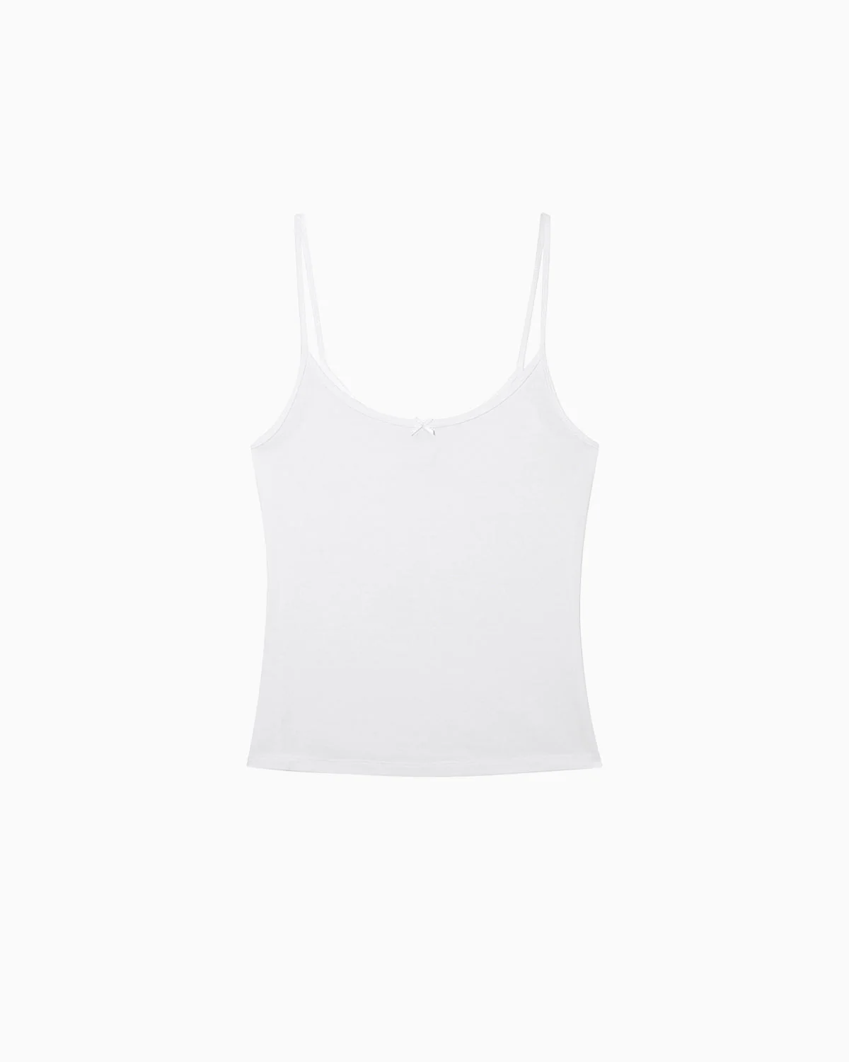 The Tank: White Cotton Jersey