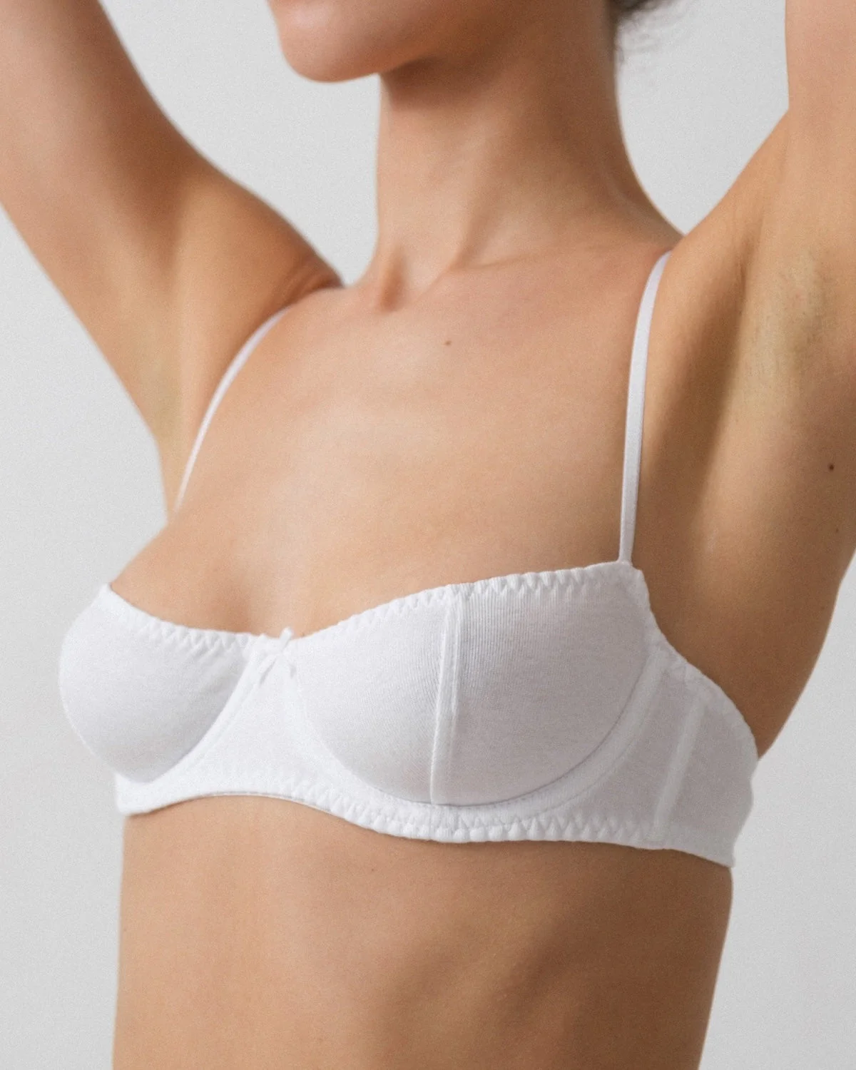 The Teacup: White Cotton Jersey - Image 7