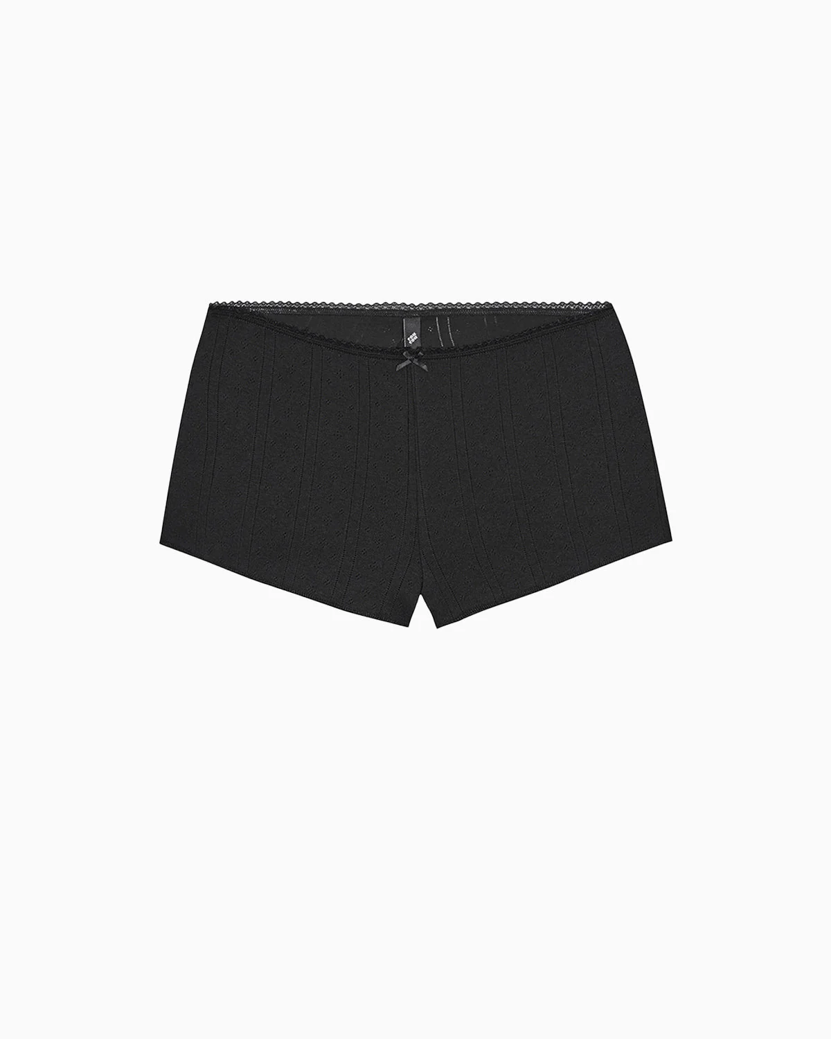 The Teeny Tiny Short: Black Pointelle