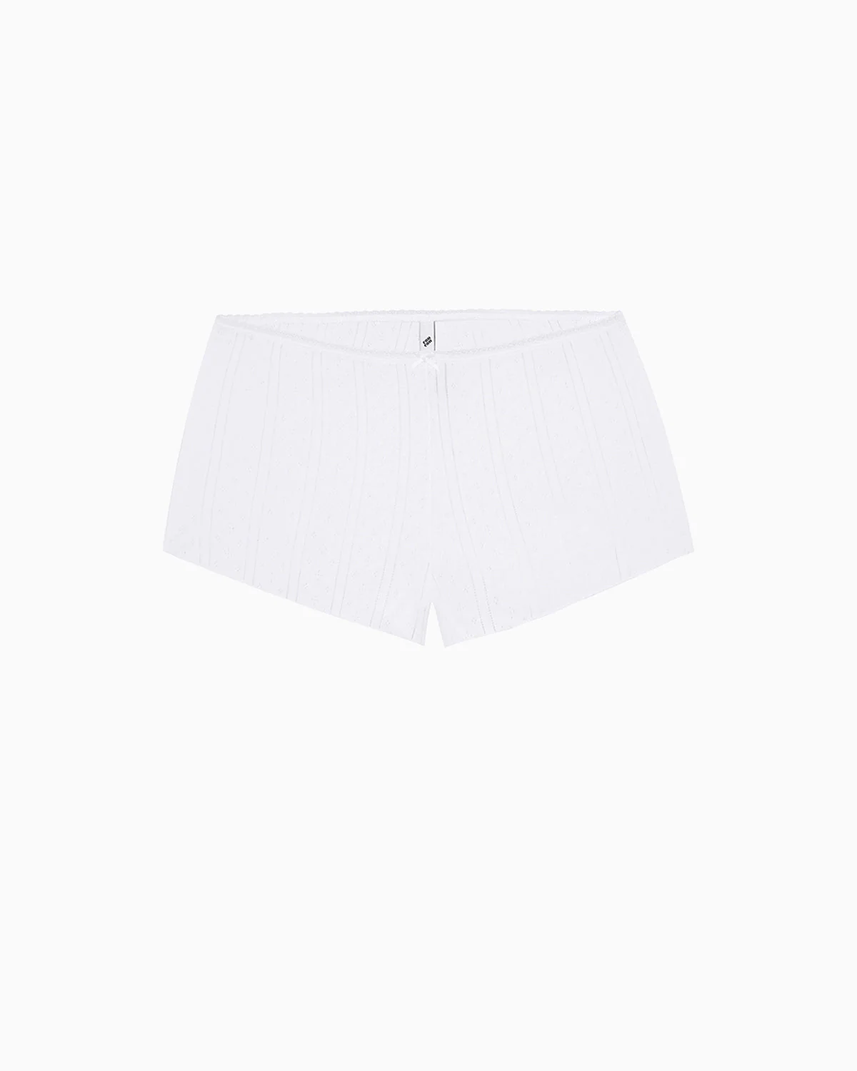 The Teeny Tiny Short: White Pointelle