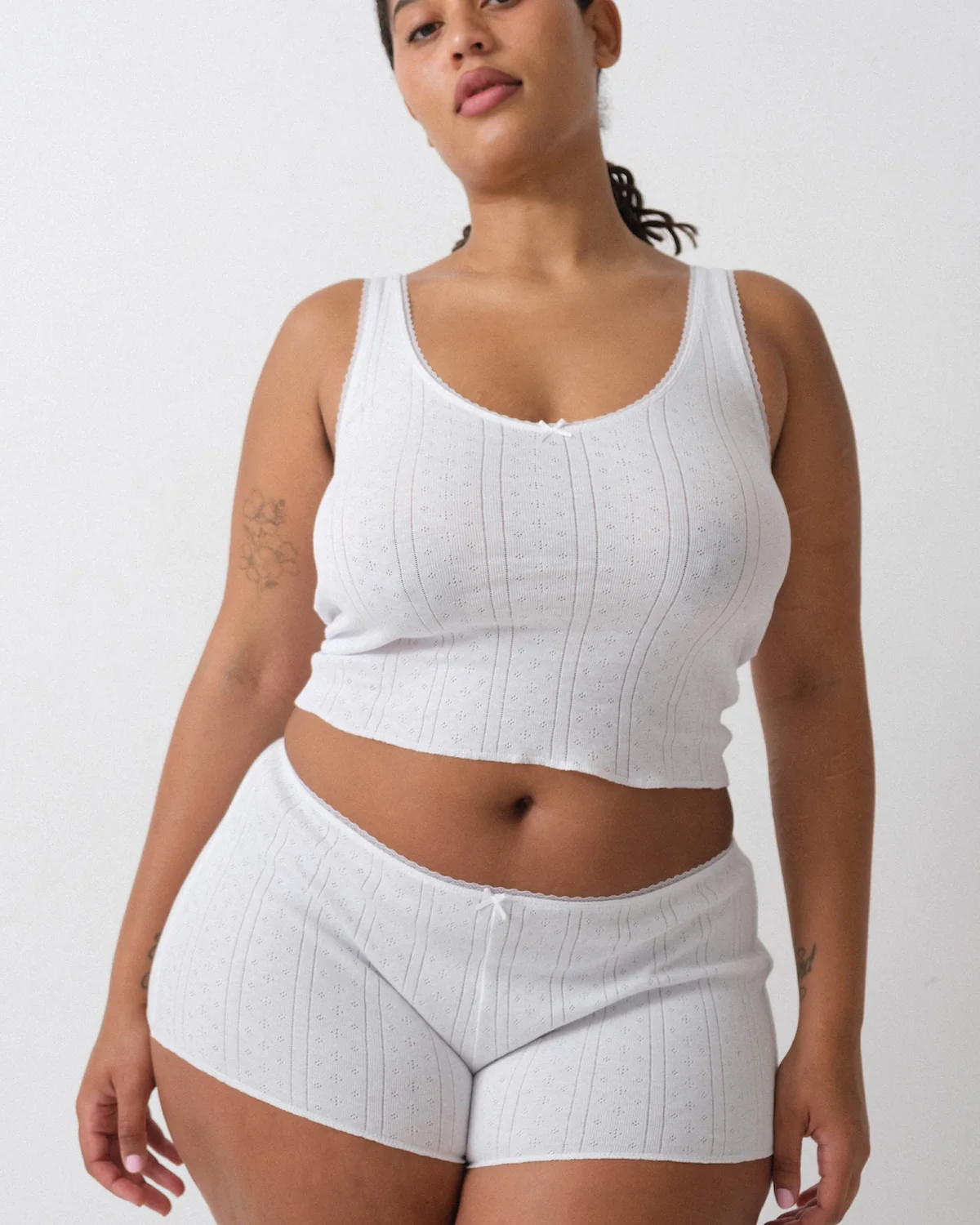 The Teeny Tiny Short: White Pointelle - Image 7