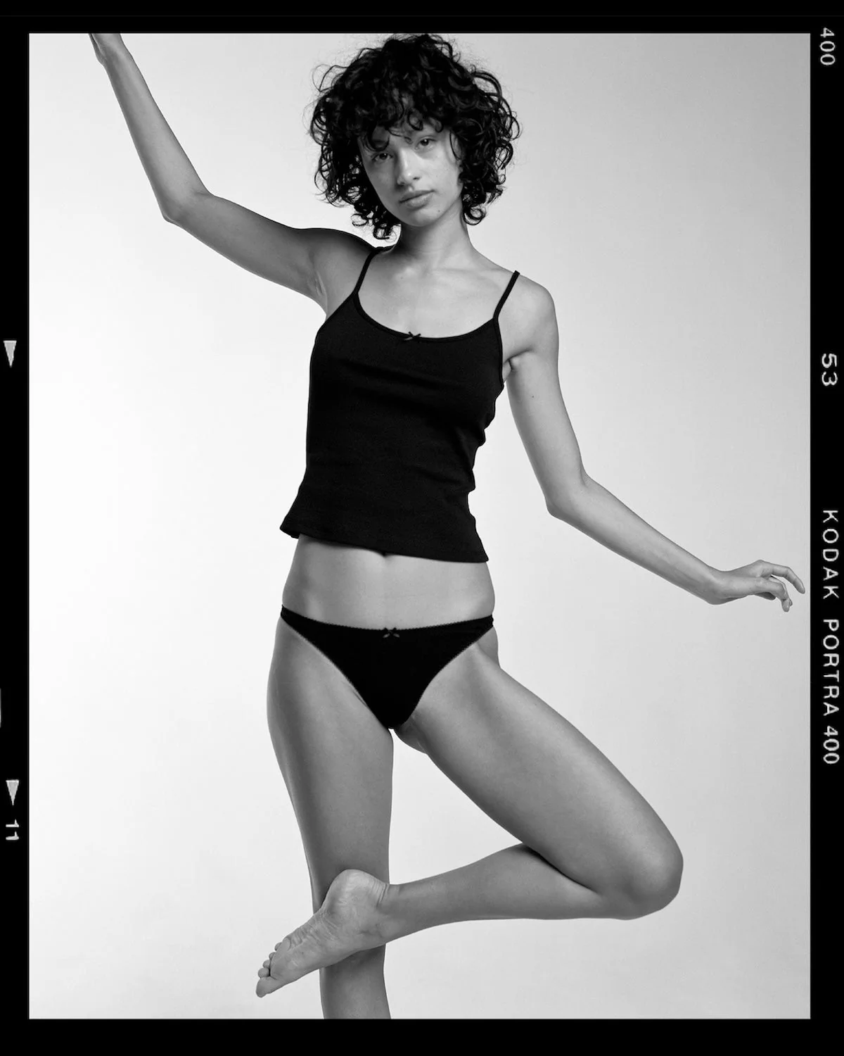 The Thong: Black Cotton Jersey - Image 3